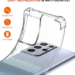 Samsung Galaxy S21 Ultra - Stoßfestes Clear Case