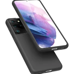 Samsung Galaxy S21 Ultra - Silikon Case mit Mikrofaser-Innenseite