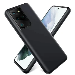 Samsung Galaxy S21 Ultra - Silikon Case mit Mikrofaser-Innenseite
