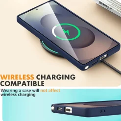 Samsung Galaxy S25 Ultra - Silikonhülle mit Kartenfach & Kameraschutz