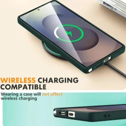 Samsung Galaxy S25 Ultra - Silikonhülle mit Kartenfach & Kameraschutz