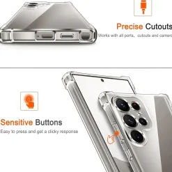 Samsung Galaxy S24 Ultra - Stoßfestes Clear Case