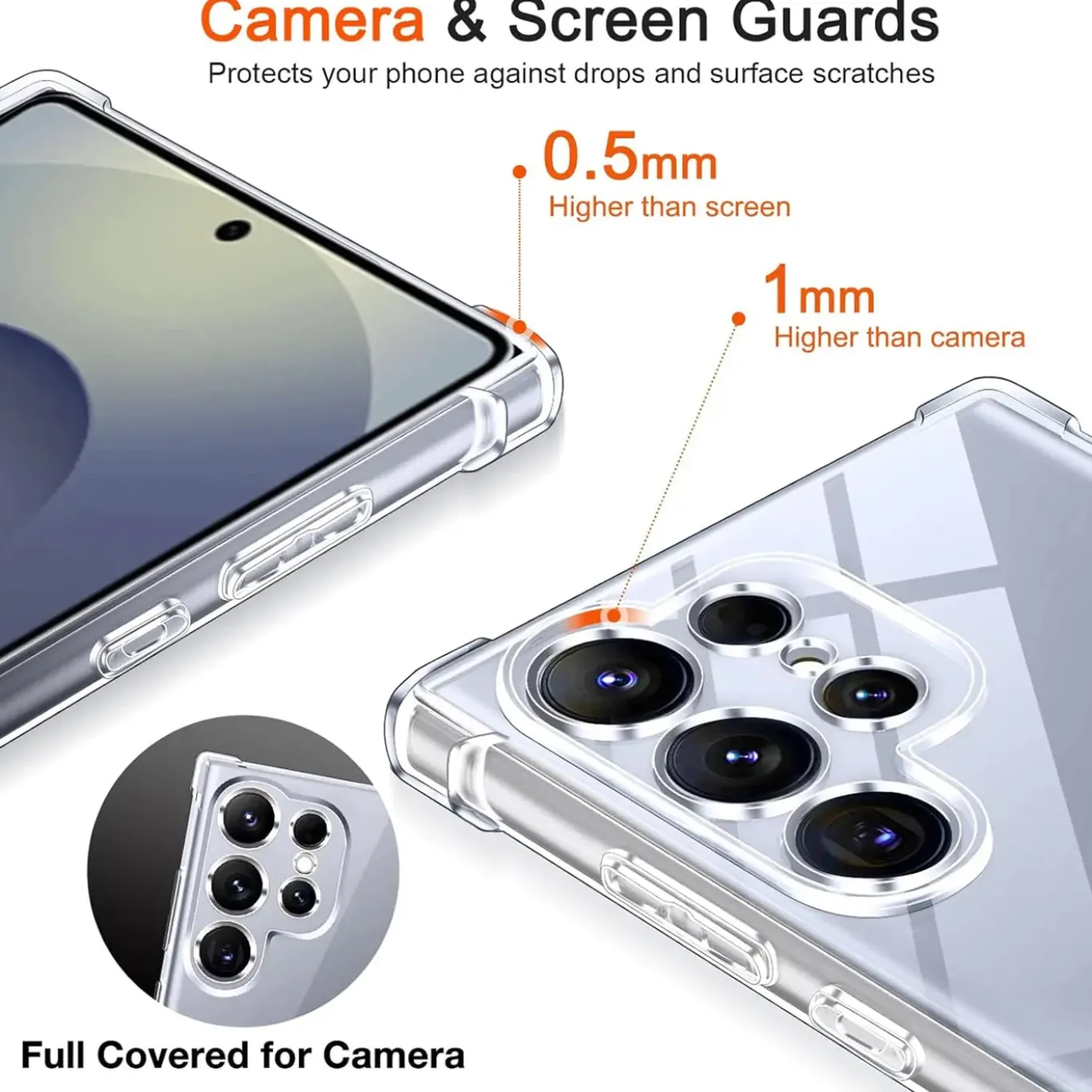 Samsung Galaxy S25 Ultra - Stoßfestes Clear Case