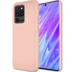 Samsung Galaxy S20 Ultra - Silikon Case mit Mikrofaser-Innenseite