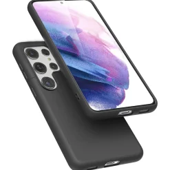 Samsung Galaxy S23 Ultra - Silikon Case mit Mikrofaser-Innenseite