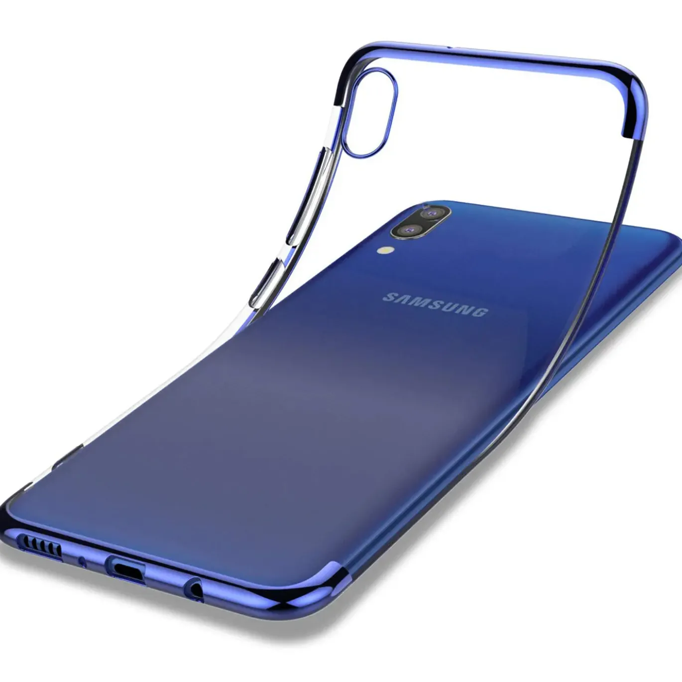 Samsung Galaxy S20 Ultra - Transparente Hülle mit Akzenten
