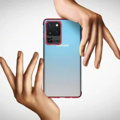 Samsung Galaxy S20 Ultra - Transparente Hülle mit Akzenten