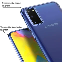 Samsung Galaxy S20 Ultra - Transparente Hülle mit Akzenten