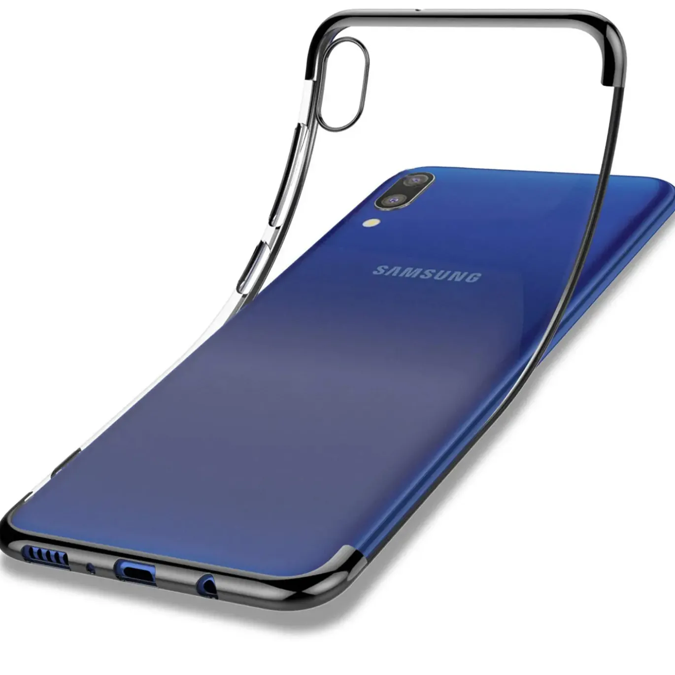 Samsung Galaxy S20 Ultra - Transparente Hülle mit Akzenten
