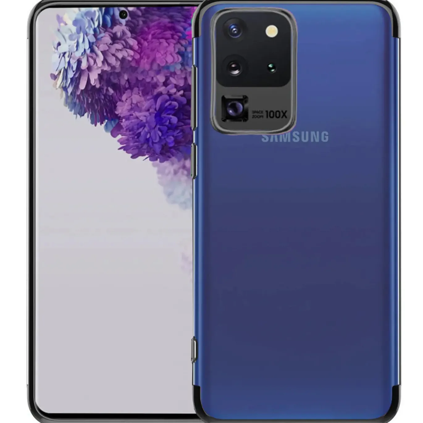 Samsung Galaxy S20 Ultra - Transparente Hülle mit Akzenten