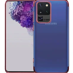 Samsung Galaxy S20 Ultra - Transparente Hülle mit Akzenten