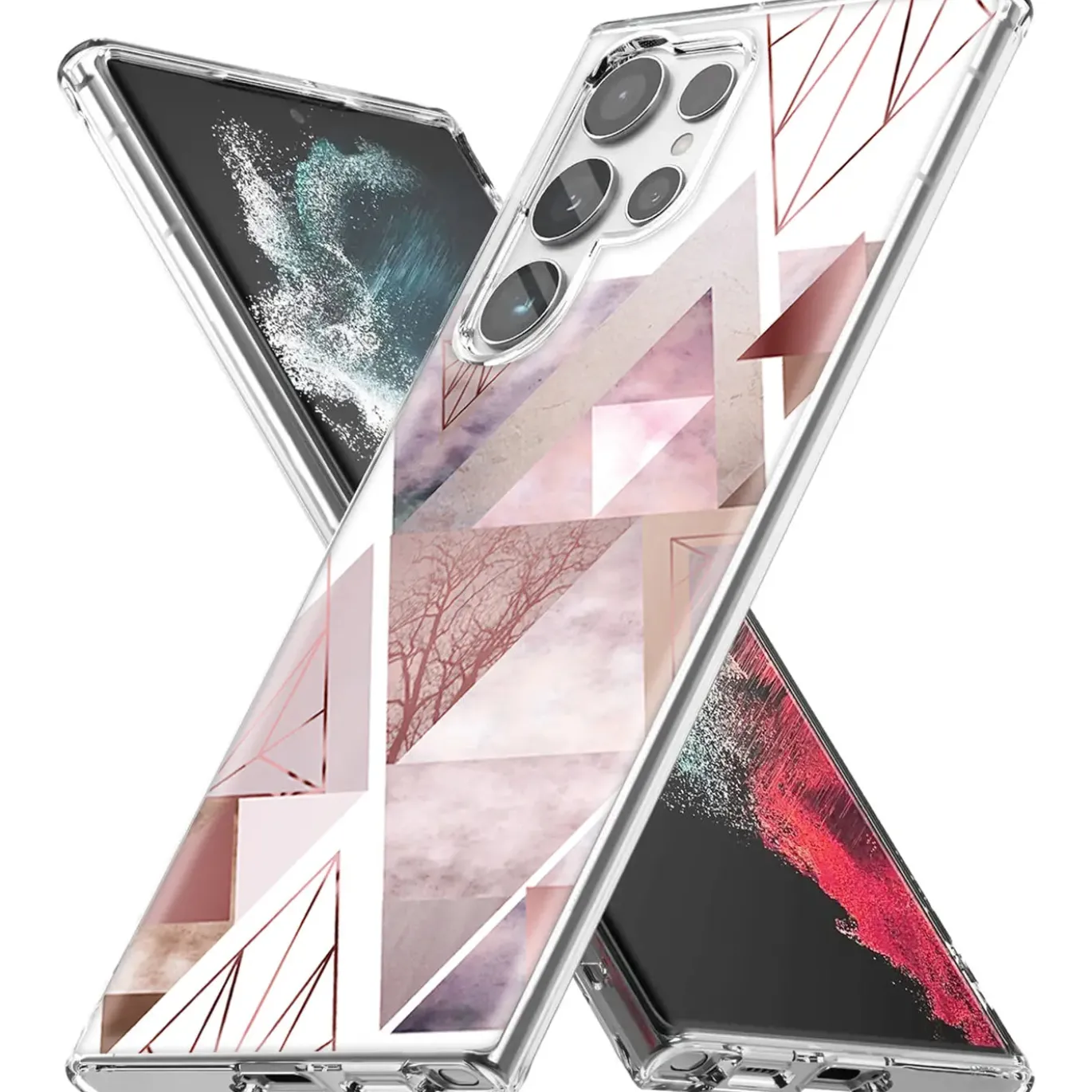 Samsung Galaxy S22 Ultra - TPU Case mit Motivdruck
