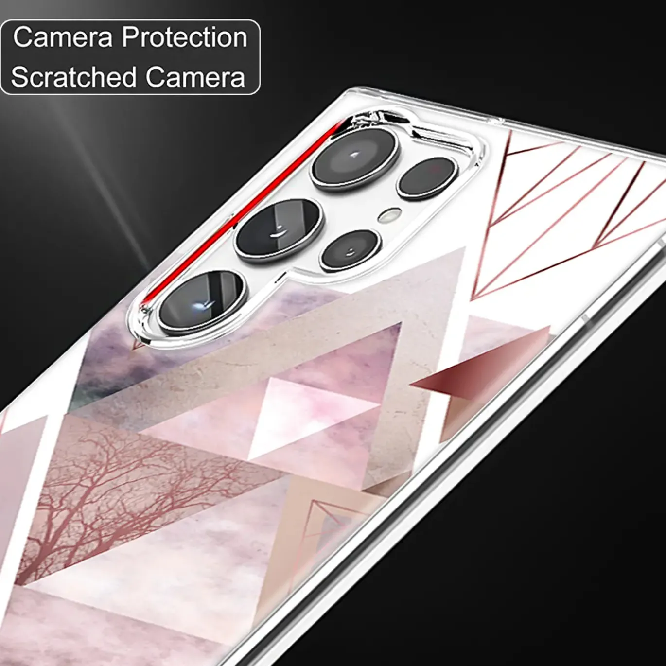 Samsung Galaxy S22 Ultra - TPU Case mit Motivdruck