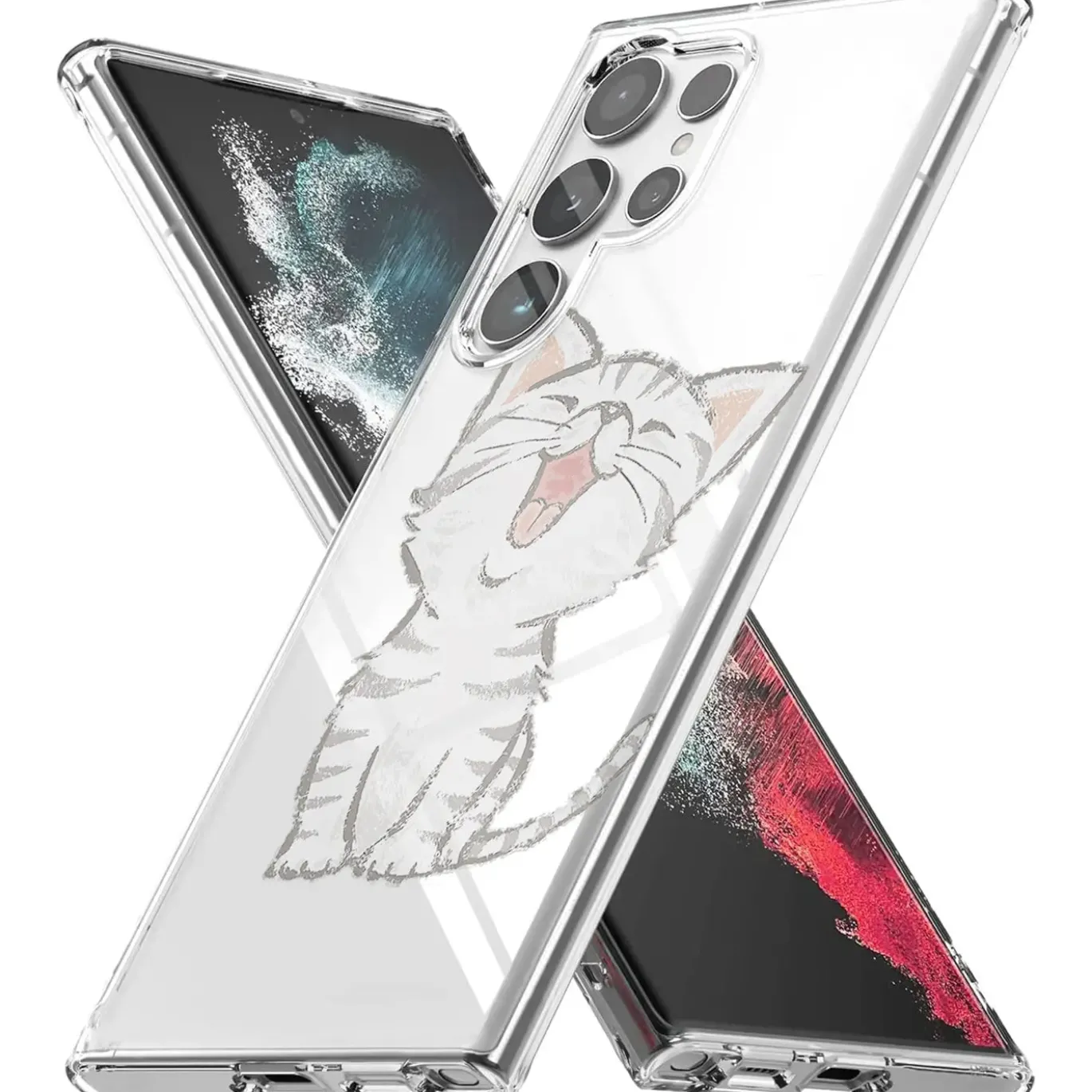 Samsung Galaxy S22 Ultra - TPU Case mit Motivdruck