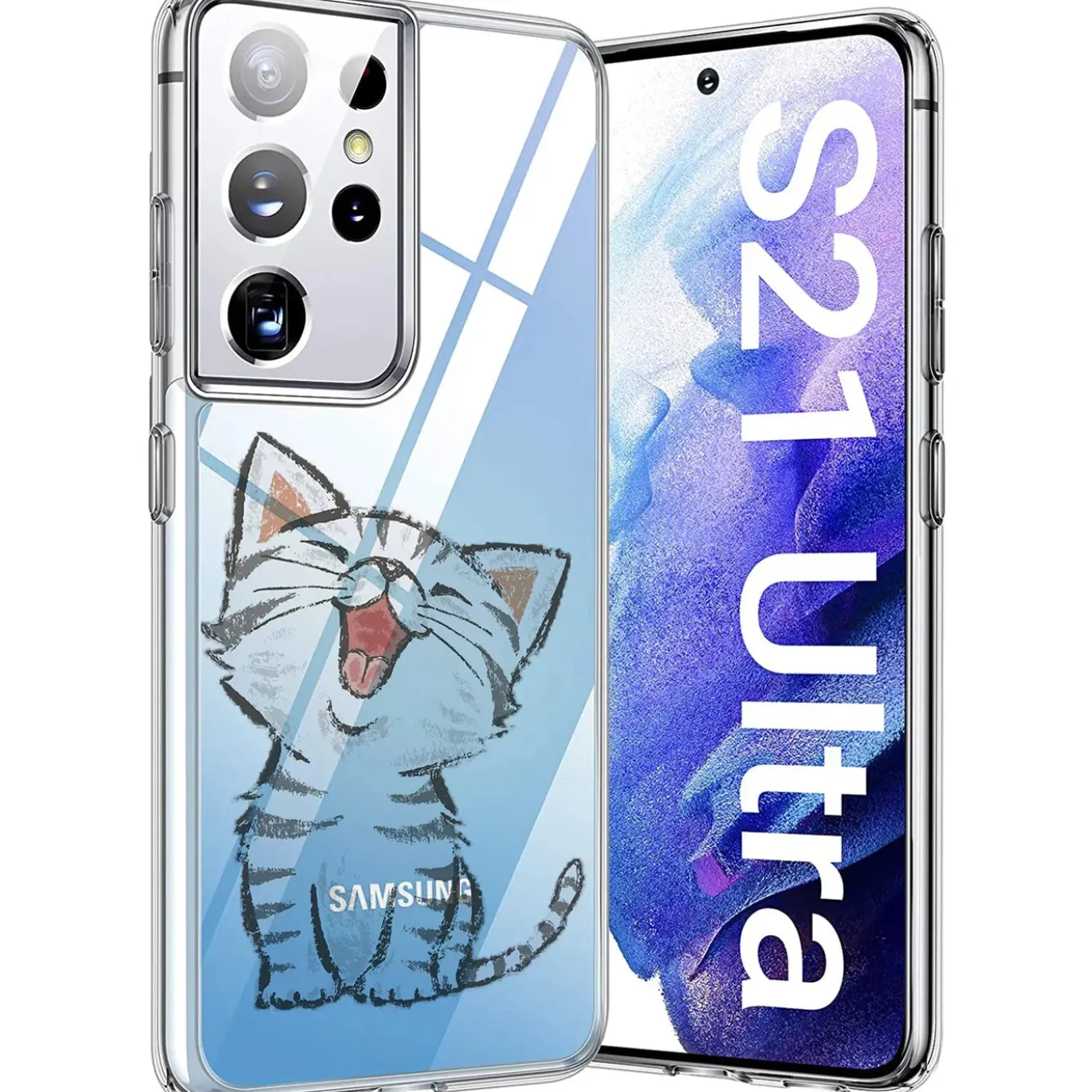 Samsung Galaxy S21 Ultra - TPU Case mit Motivdruck
