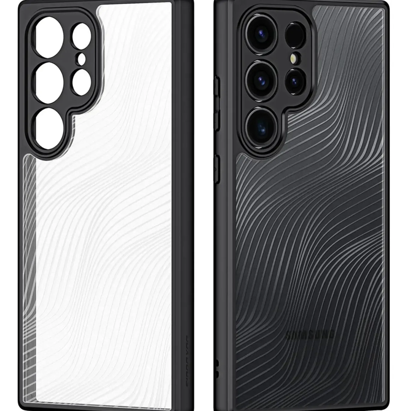 Samsung Galaxy S24 Ultra - TPU Rückschale mit Wellenmuster