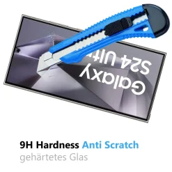 Samsung Galaxy S24 Ultra - 2x 9H Panzer Glasfolie, Displayfolie