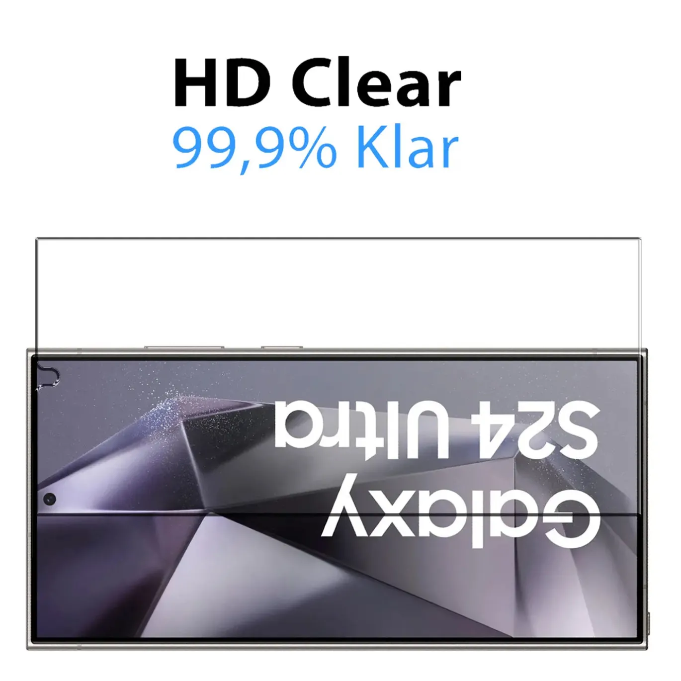 Samsung Galaxy S24 Ultra - 2x 9H Panzer Glasfolie, Displayfolie