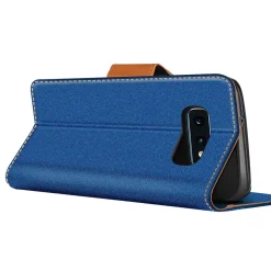 Samsung Galaxy S10e - Jeanslook Klapphülle mit Kartenfach