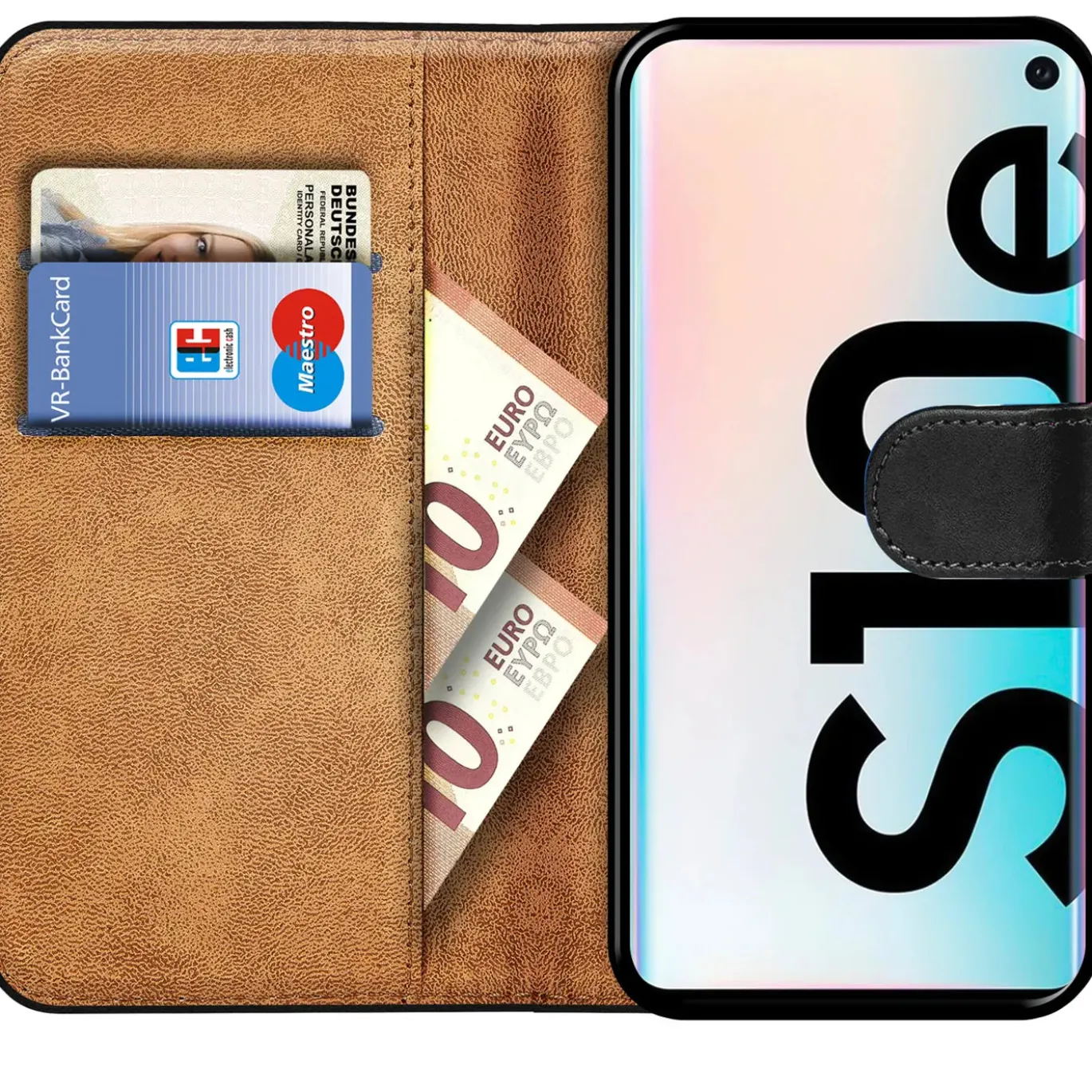 Samsung Galaxy S10e - Klapphülle mit Kartenfächern