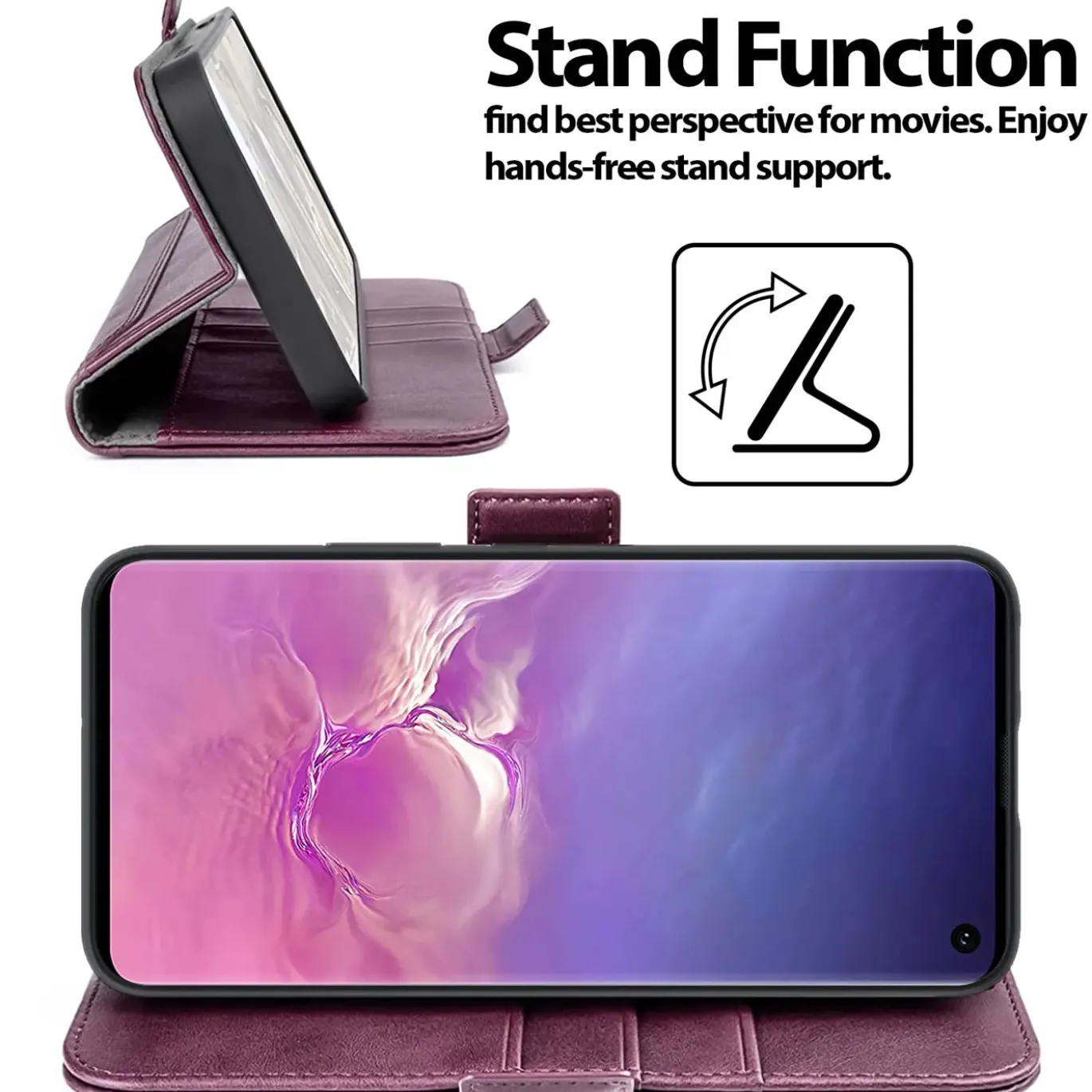 Samsung Galaxy S10e - Robuste Klapphülle mit RFID Block