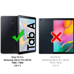 Samsung Galaxy Tab A 10.5 2018 - Tablet TPU Hülle Schwarz