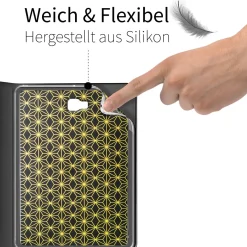 Samsung Galaxy Tab A 10.1 2016 - Tablet Klapphülle im Jeanslook