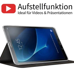 Samsung Galaxy Tab A 10.1 2016 - Tablet Klapphülle im Jeanslook