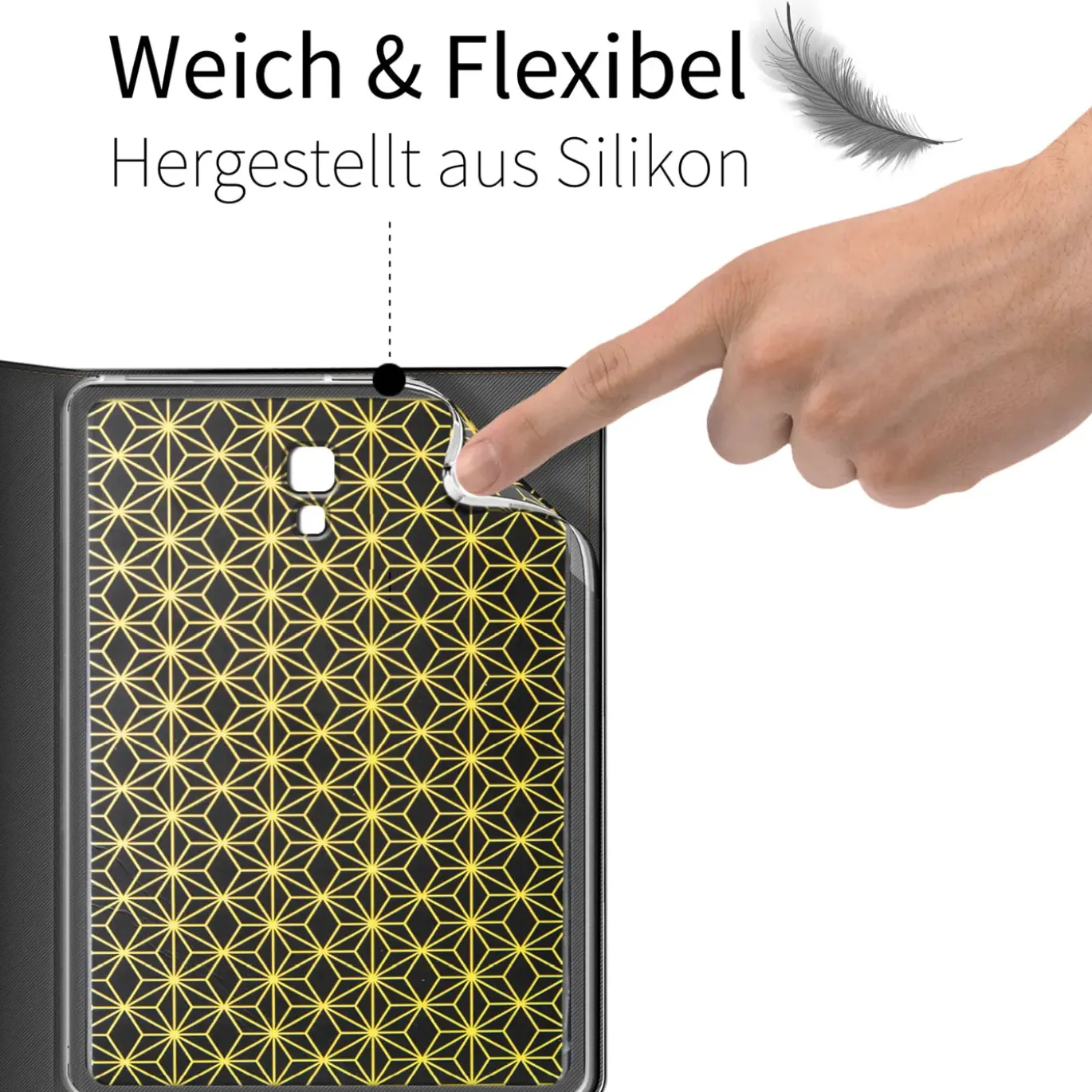 Samsung Galaxy Tab A 10.5 2018 - Tablet Klapphülle im Jeanslook