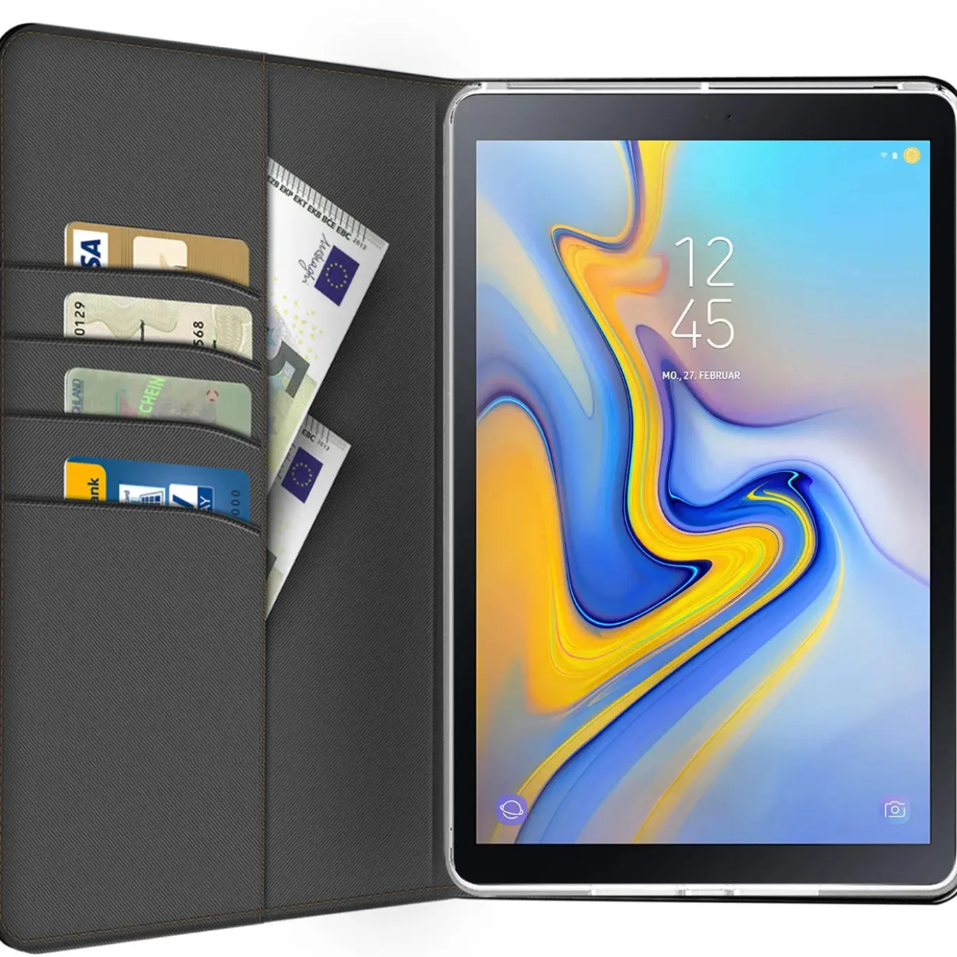 Samsung Galaxy Tab A 10.5 2018 - Tablet Klapphülle im Jeanslook
