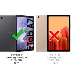 Samsung Galaxy Tab A7 Lite 8.7 - Tablet Klapphülle im Jeanslook