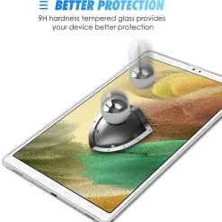 Samsung Galaxy Tab A7 Lite 8.7 - Panzerglas gehärtet für Display