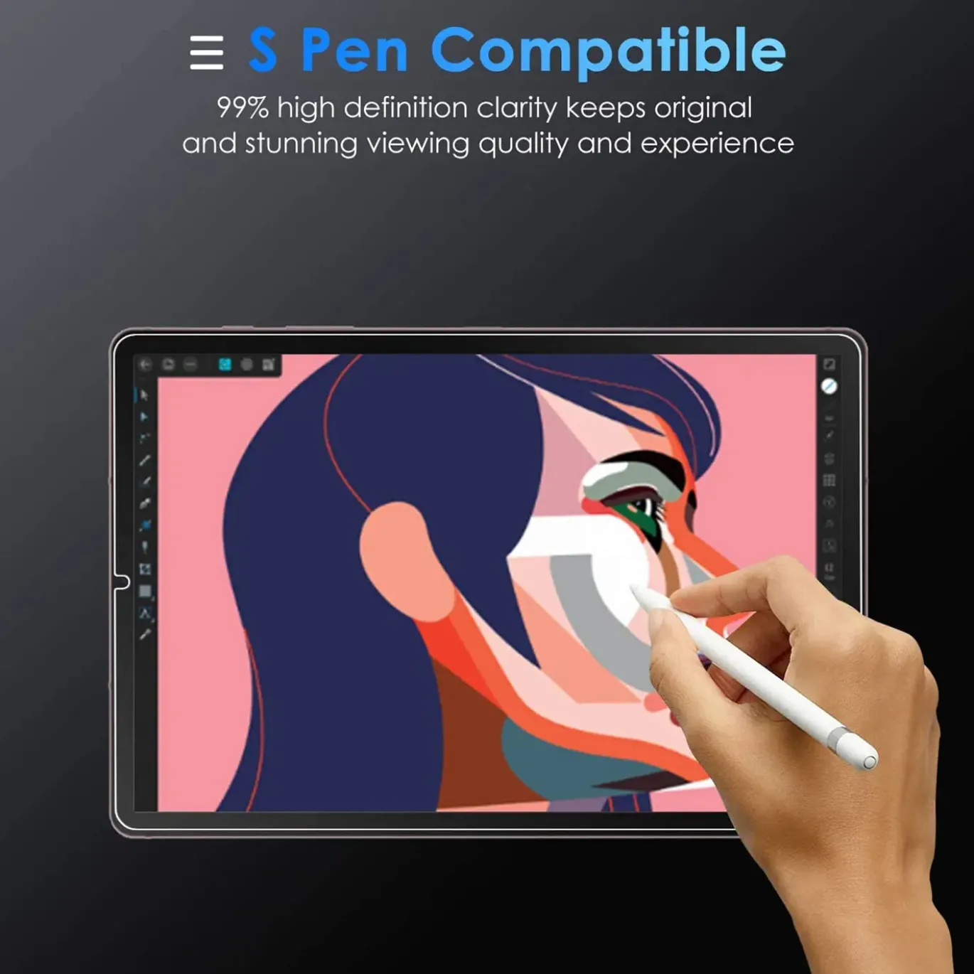 Samsung Galaxy Tab S6 10.5 - Panzerglas gehärtet für Display