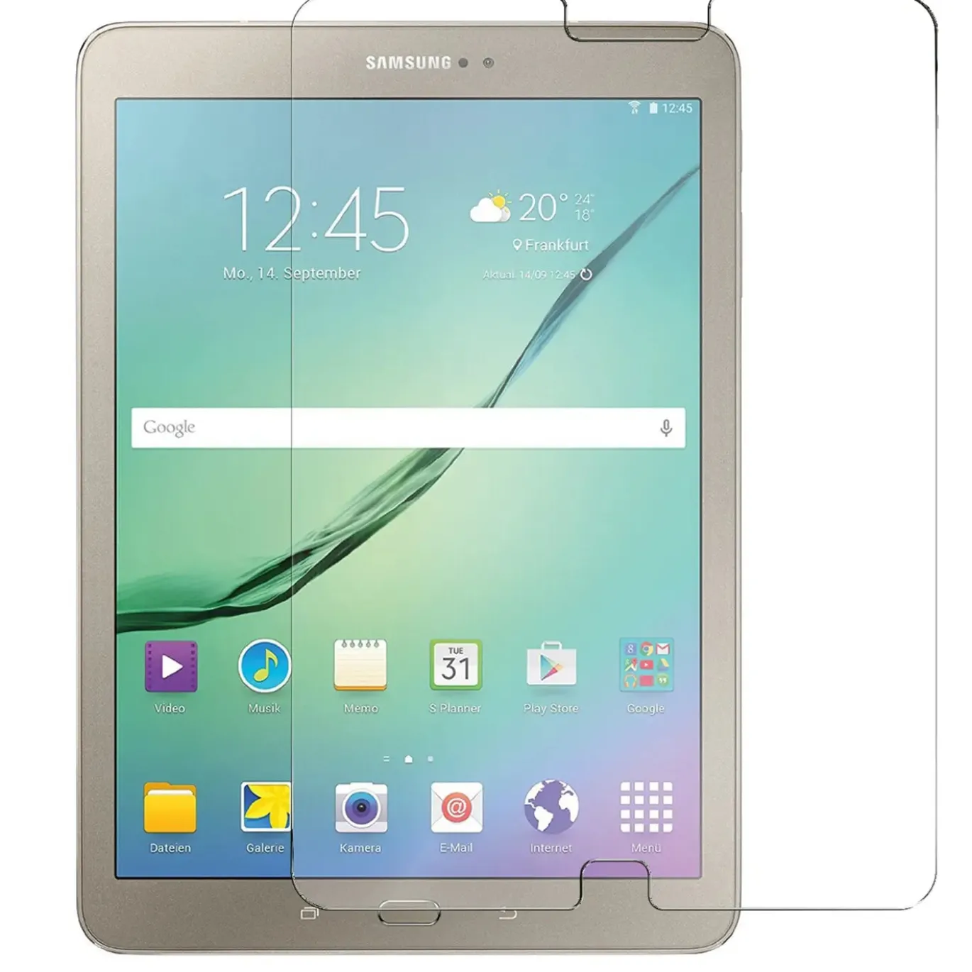 Samsung Galaxy Tab S2 9.7 - Panzerglas gehärtet für Display