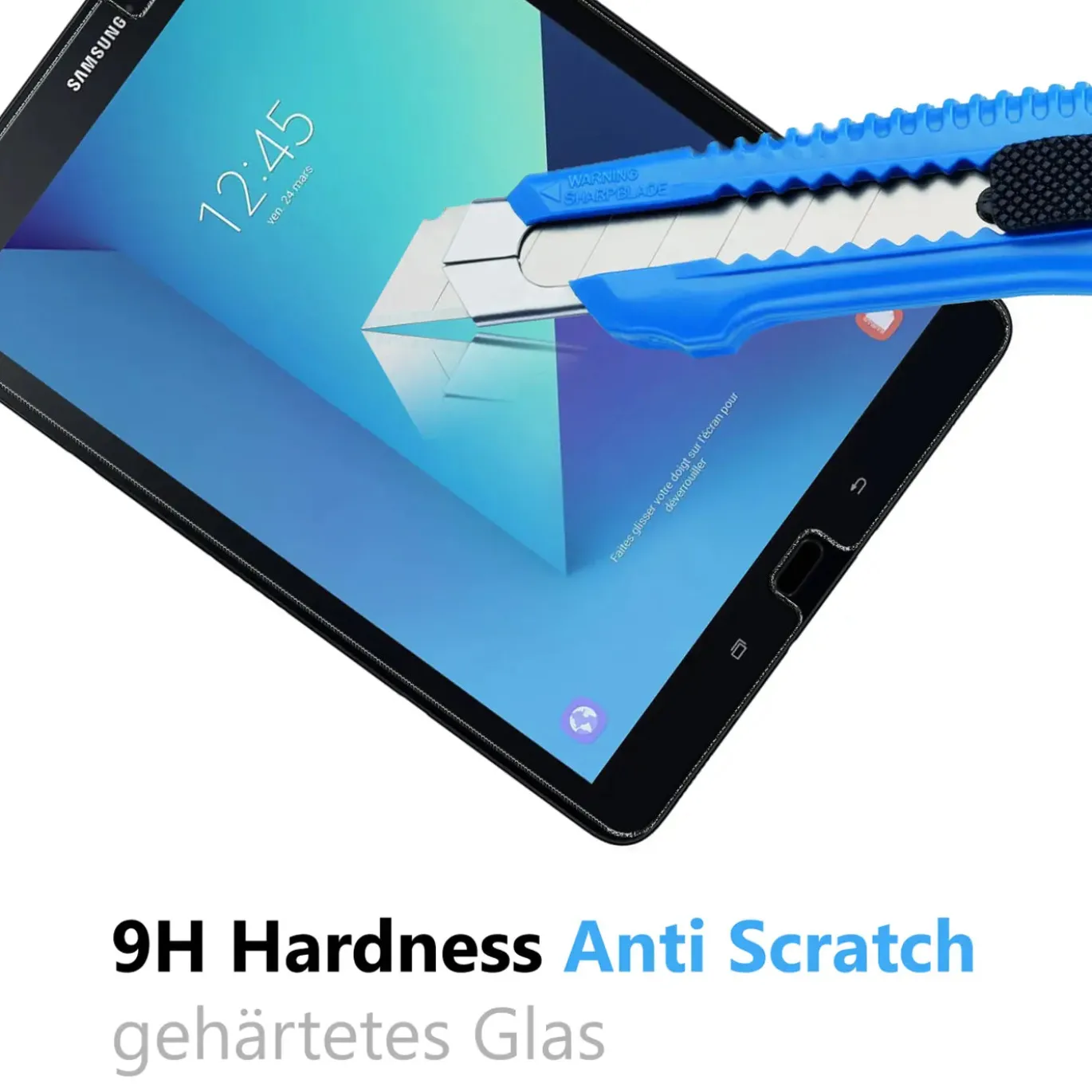 Samsung Galaxy Tab S2 9.7 - Panzerglas gehärtet für Display