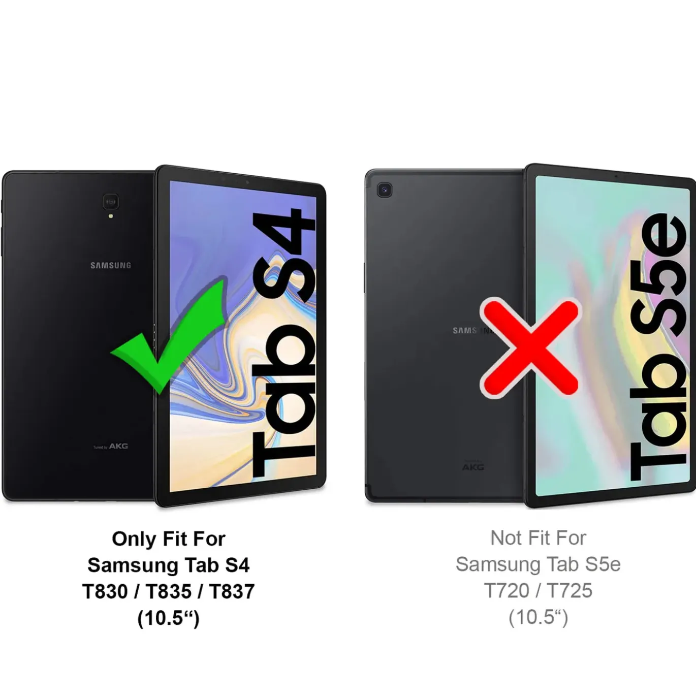 Samsung Galaxy Tab S4 10.5 - Panzerglas gehärtet für Display