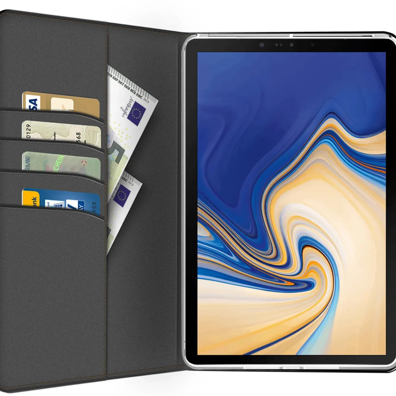 Samsung Galaxy Tab S4 10.5 - Tablet Klapphülle im Jeanslook