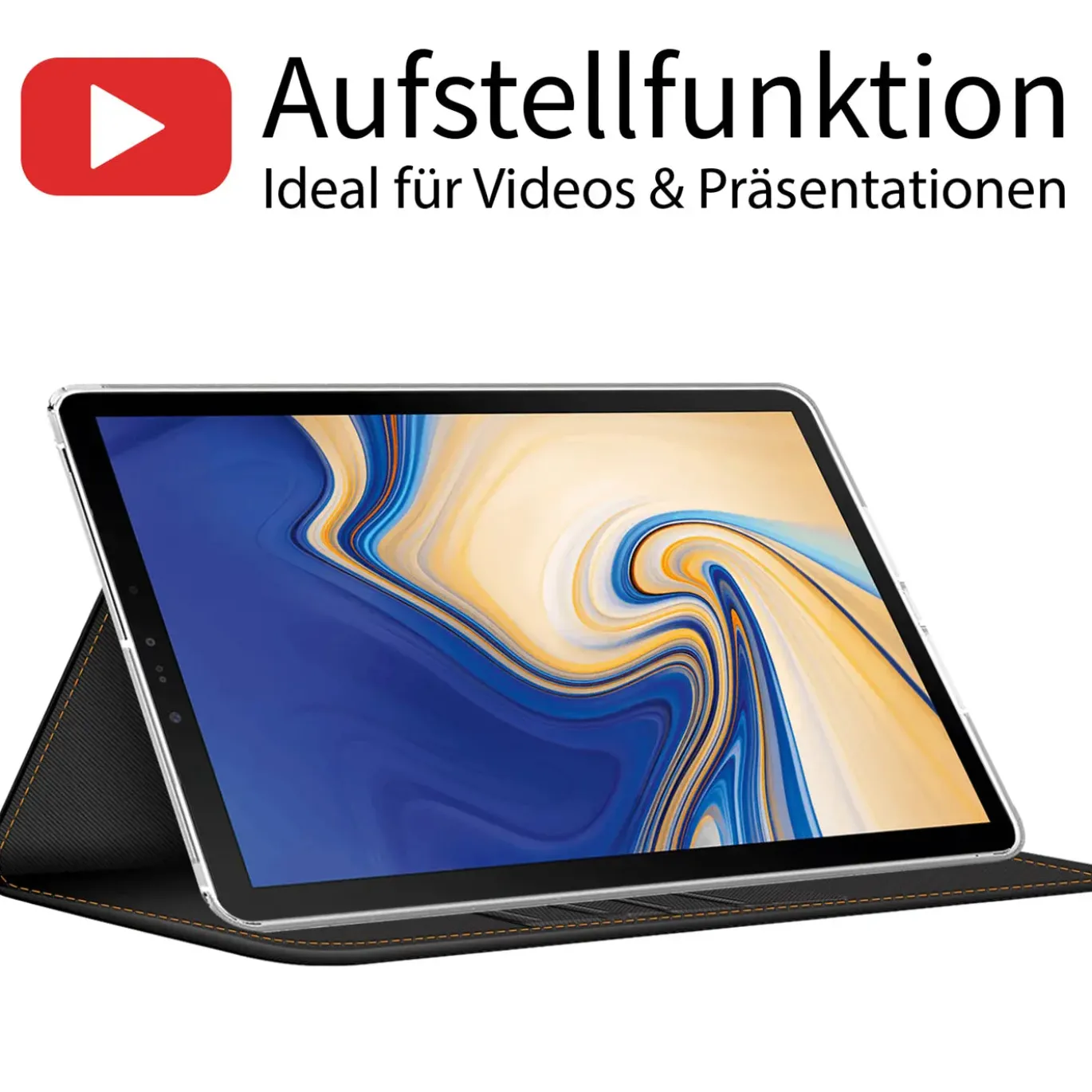 Samsung Galaxy Tab S4 10.5 - Tablet Klapphülle im Jeanslook
