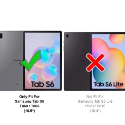 Samsung Galaxy Tab S6 10.5 - Tablet TPU Hülle Schwarz
