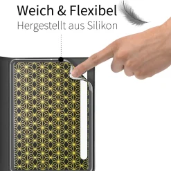 Samsung Galaxy Tab S7 / S8 - Tablet Klapphülle im Jeanslook