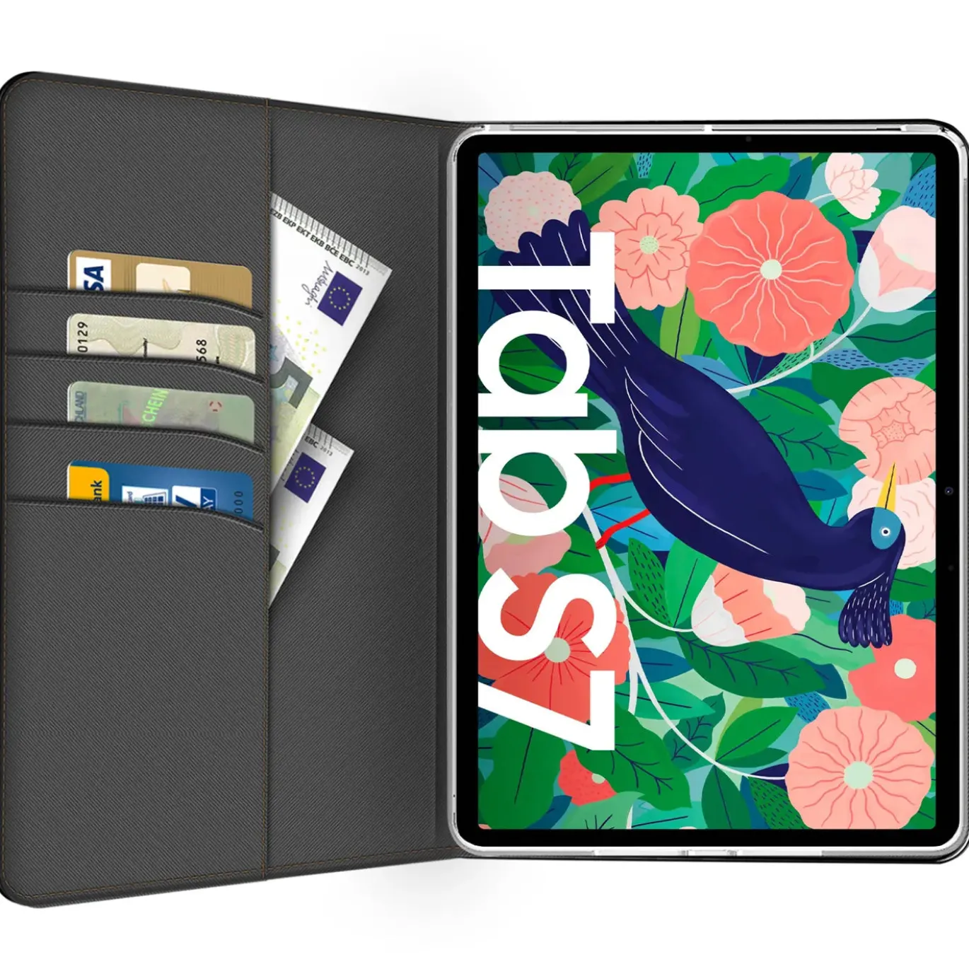 Samsung Galaxy Tab S7 / S8 - Tablet Klapphülle im Jeanslook