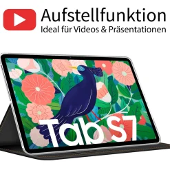 Samsung Galaxy Tab S7 / S8 - Tablet Klapphülle im Jeanslook