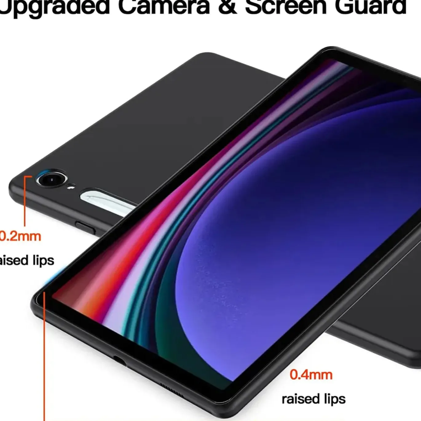 Samsung Galaxy Tab S9 / S9 FE - Tablet TPU Hülle Schwarz