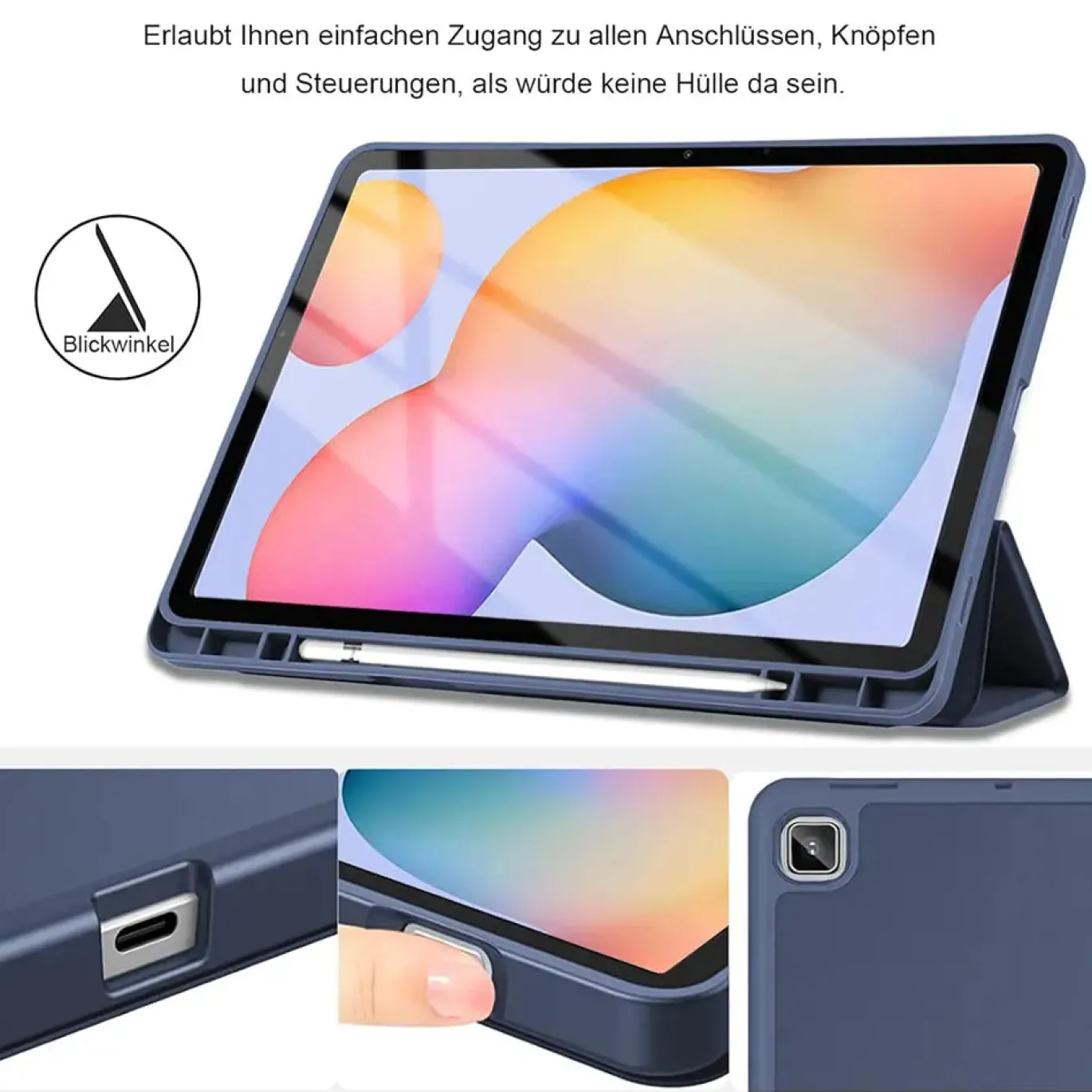 Samsung Galaxy Tab S9+ / S9 FE+ - Smart Cover mit Sleep-Funktion