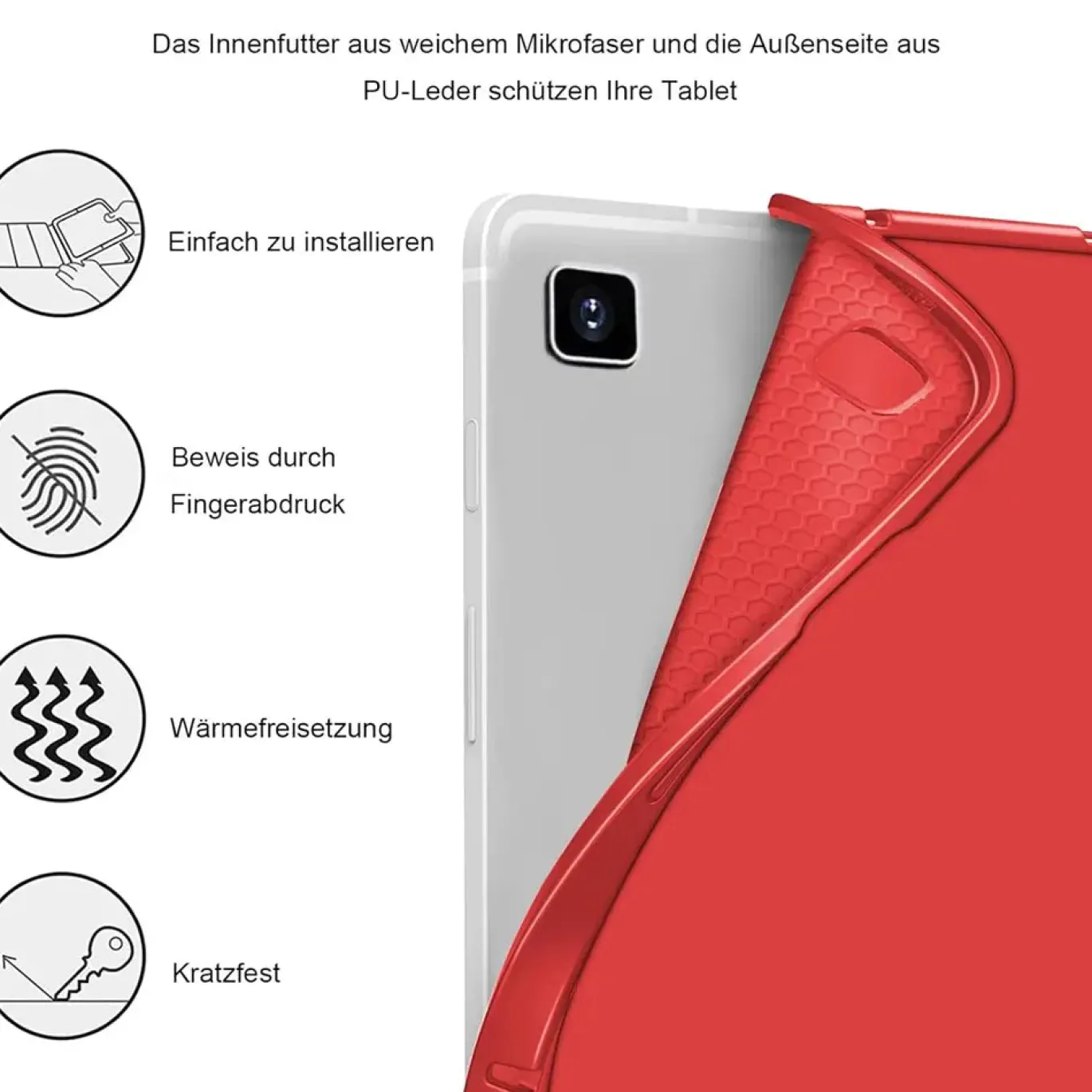 Samsung Galaxy Tab S9+ / S9 FE+ - Smart Cover mit Sleep-Funktion