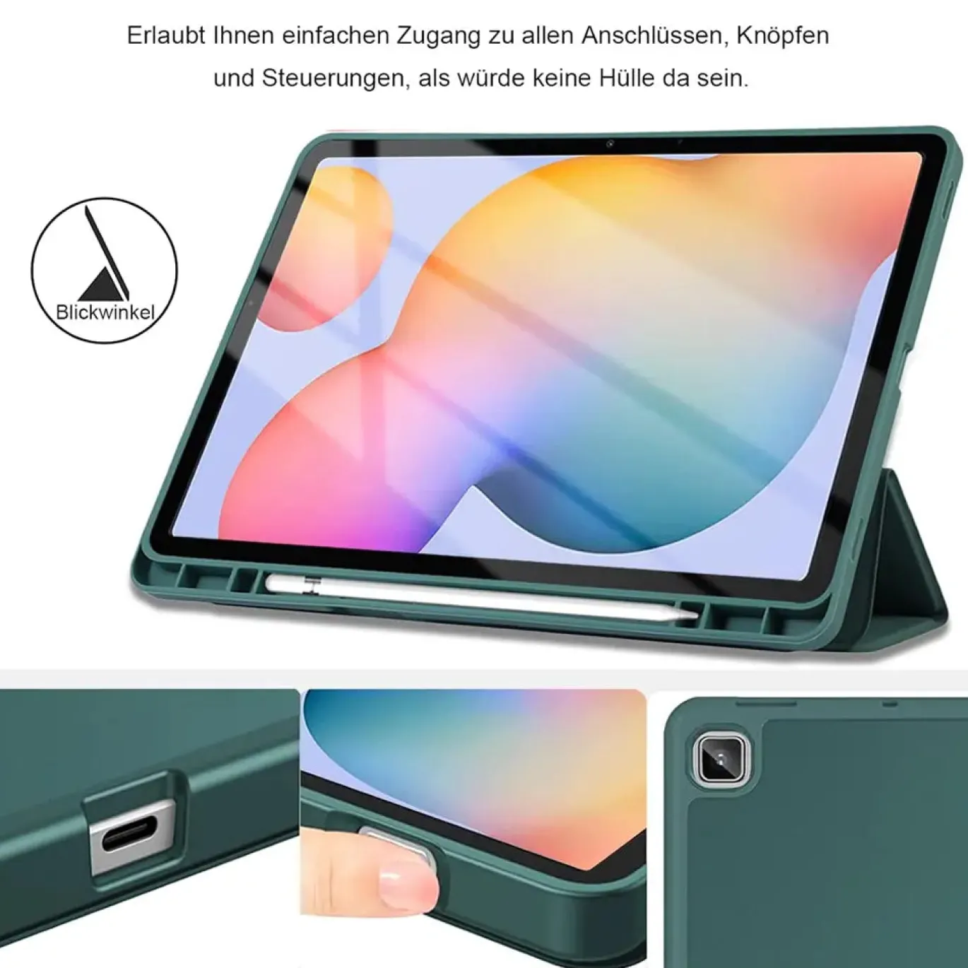 Samsung Galaxy Tab S9+ / S9 FE+ - Smart Cover mit Sleep-Funktion