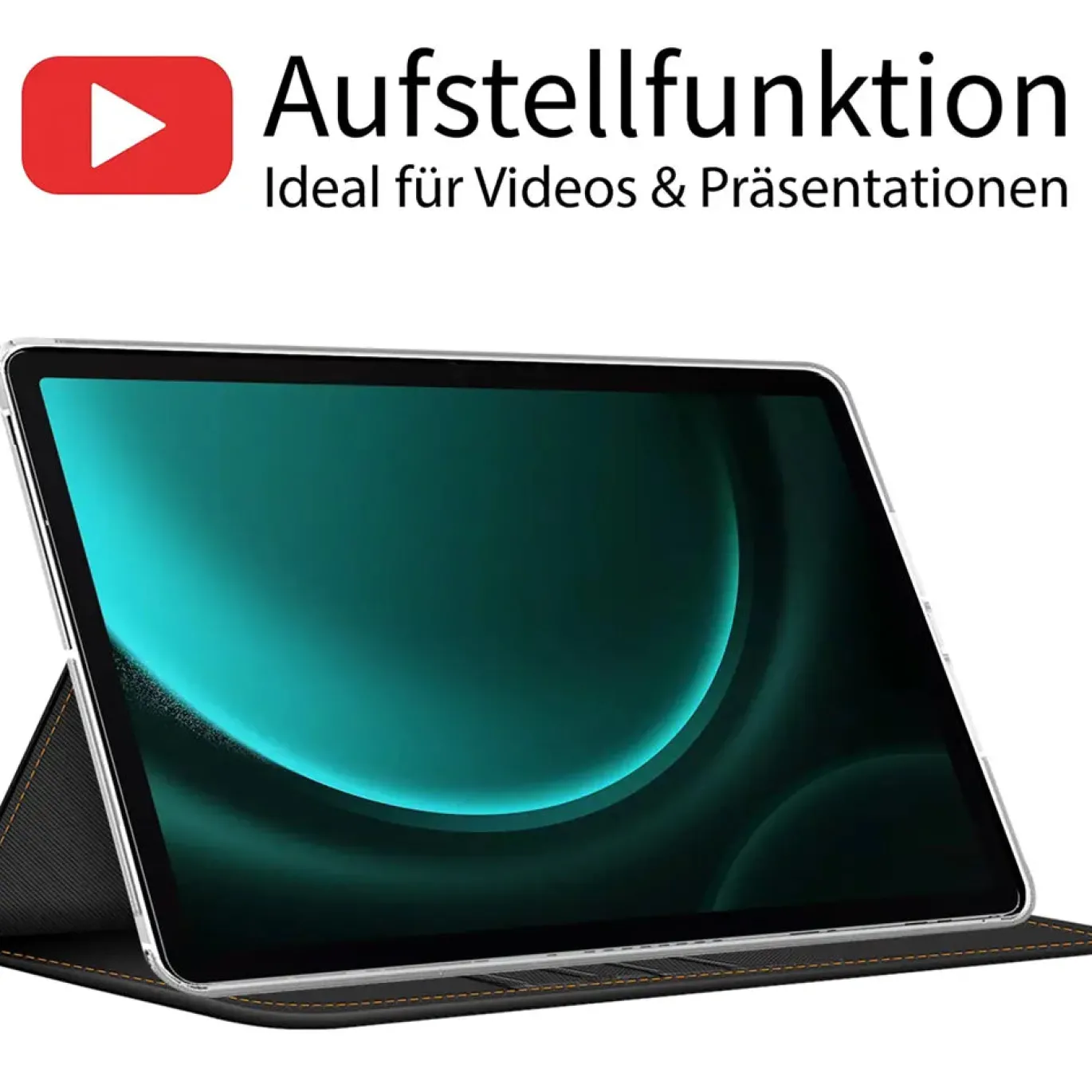 Samsung Galaxy Tab S9 FE Plus - Tablet Klapphülle im Jeanslook