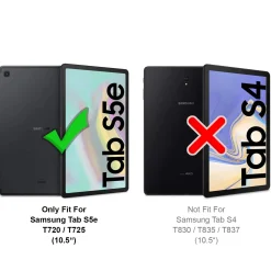 Samsung Galaxy Tab S5e 10.5 - Tablet TPU Hülle Schwarz