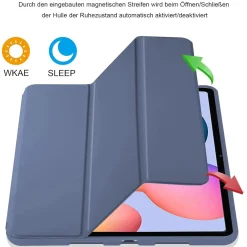 Samsung Galaxy Tab S7+/S7 FE/S8+ - Smart Cover mit Sleep-Funktion