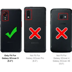 Samsung Galaxy XCover 5 - Flip Hülle, horizontal klappbar
